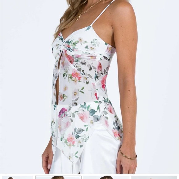 Princess Polly Fallen Roses Tank - Picture 3 of 6